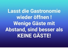 Lasst die Gastronomie wieder öffnen! (26.04.20) | News | Bistro Schligger – Die kultige Kneipe im Herzen von Leinzell bistro-schligger news allgemein corona