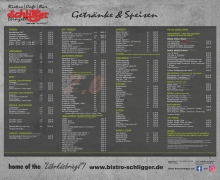 Unsere aktuelle Speisekarte Speisekarte 2025